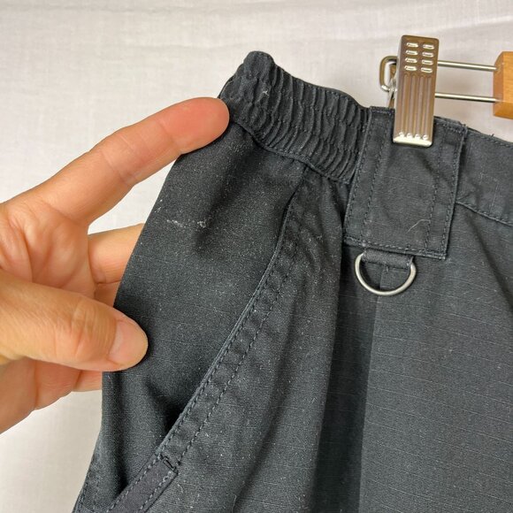 511 Tactical Cargo Pants 44x31 Black Stryke Ripstop Double Knee Hunting Workwear - Picture 3 of 16